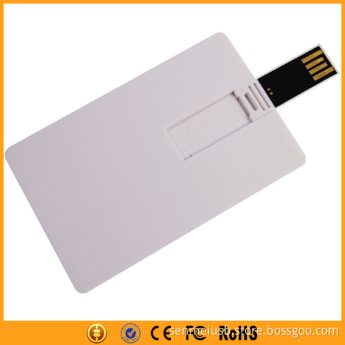 Wholesale Ultra Slim Plastic Credit Card Pen Drive 8GB 16GB 32GB